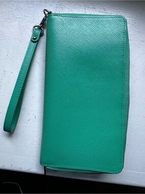Nordstrom Teal Wristlet Clutch